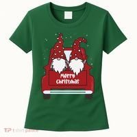 Merry Christmas Gnome Holiday Cute Women's T-Shirt thumb 0