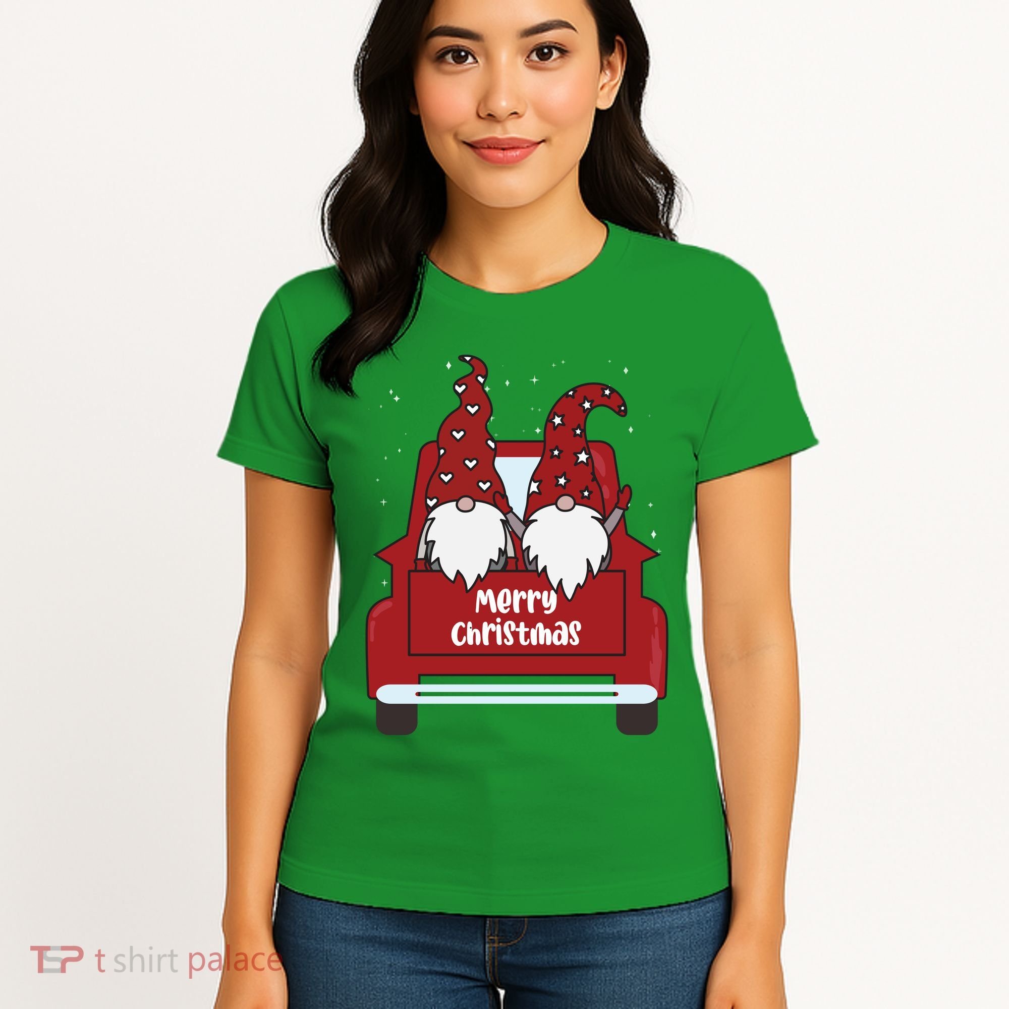 Merry Christmas Gnome Holiday Cute Women's T-Shirt