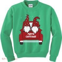 Merry Christmas Gnome Holiday Cute Kids Sweatshirt thumb 0