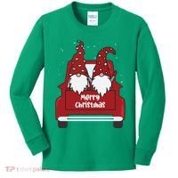 Merry Christmas Gnome Holiday Cute Kids Long Sleeve Shirt thumb 0