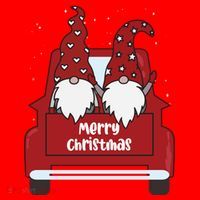 Merry Christmas Gnome Holiday Cute Santa Hat thumb 1