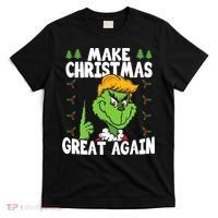 Make Christmas Great Again Donald Trump Xmas Funny Gift T-Shirt thumb 0