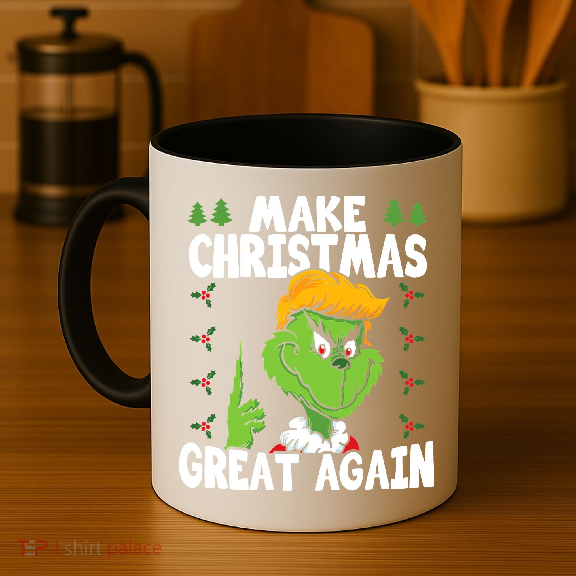 Make Christmas Great Again Donald Trump Xmas Funny Gift Coffee Mug