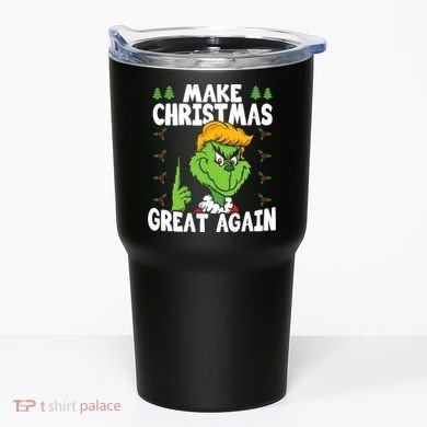 Make Christmas Great Again Donald Trump Xmas Funny Gift Tumbler