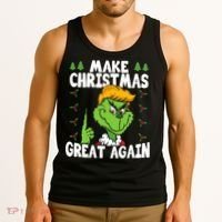 Make Christmas Great Again Donald Trump Xmas Funny Gift Tank Top thumb 3