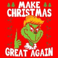 Make Christmas Great Again Donald Trump Xmas Funny Gift Santa Hat thumb 1
