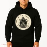 Michigan Compass Great Lake State MI Pride USA Hoodie thumb 2