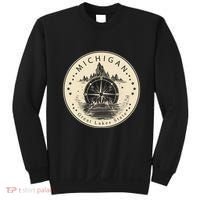 Michigan Compass Great Lake State MI Pride USA Sweatshirt thumb 0