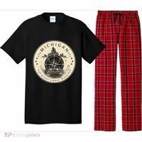 Michigan Compass Great Lake State MI Pride USA Pajama Set thumb 0