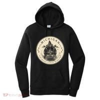 Michigan Compass Great Lake State MI Pride USA Women's Hoodie thumb 0
