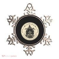Michigan Compass Great Lake State MI Pride USA Ornament thumb 0