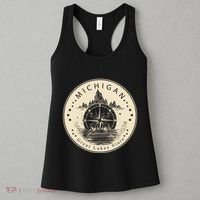 Michigan Compass Great Lake State MI Pride USA Women's Tank Top thumb 3