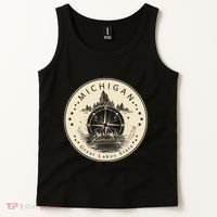 Michigan Compass Great Lake State MI Pride USA Tank Top thumb 2