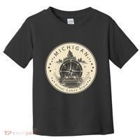 Michigan Compass Great Lake State MI Pride USA Toddler T-Shirt thumb 0