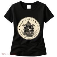Michigan Compass Great Lake State MI Pride USA Women's T-Shirt thumb 0