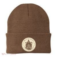 Michigan Compass Great Lake State MI Pride USA Beanie thumb 0