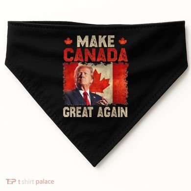Make Canada Great Again Trump USA-Made Doggie Bandana