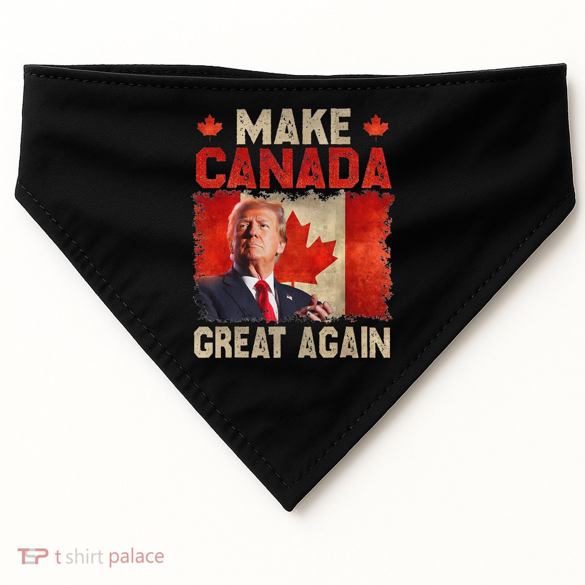 Make Canada Great Again Trump USA-Made Doggie Bandana