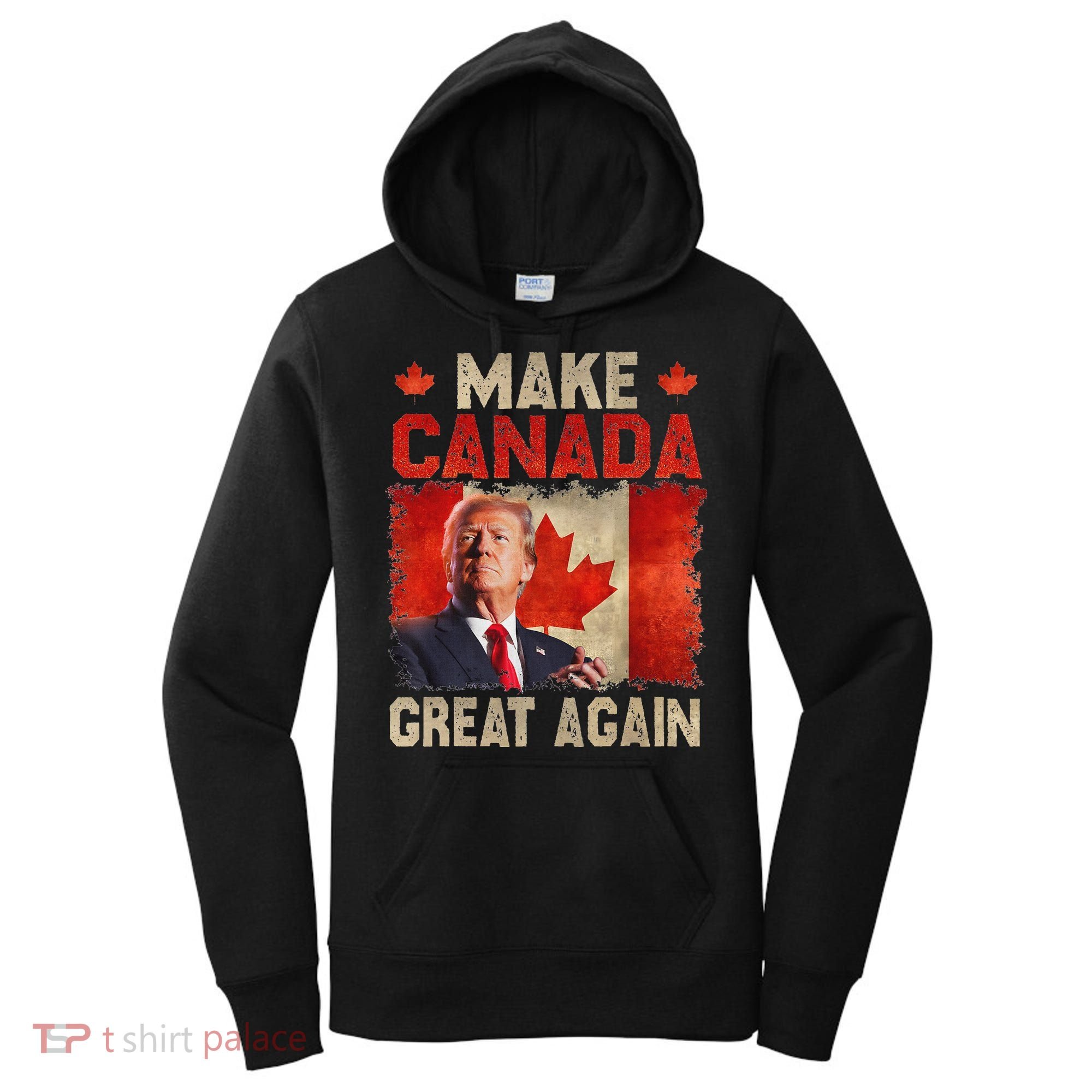 Make Canada Great Again Trump Women's Hoodie