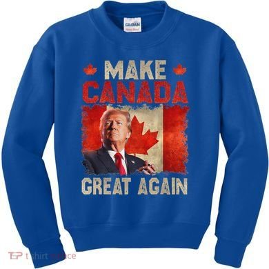 Make Canada Great Again Trump Kids Sweatshirt