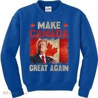 Make Canada Great Again Trump Kids Sweatshirt thumb 0