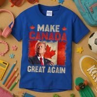 Make Canada Great Again Trump Kids T-Shirt thumb 3