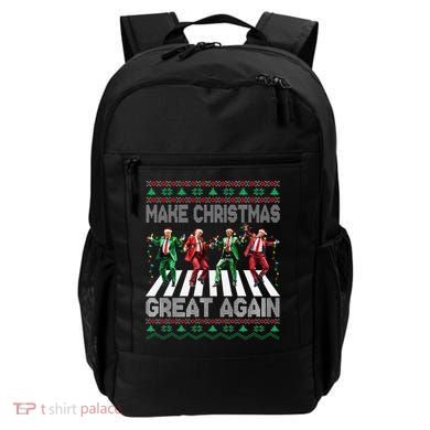 Make Christmas Great Again Ugly Sweaters Trump Dance Santa Backpack