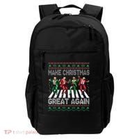 Make Christmas Great Again Ugly Sweaters Trump Dance Santa Backpack thumb 0