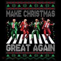 Make Christmas Great Again Ugly Sweaters Trump Dance Santa Coffee Mug thumb 5