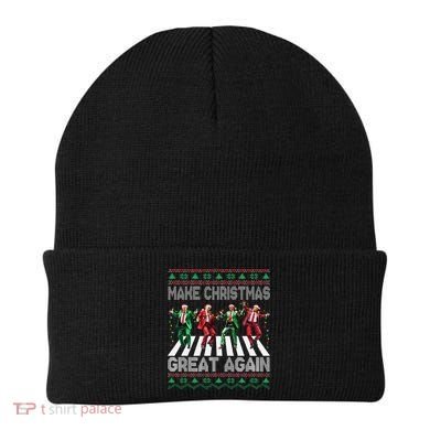 Make Christmas Great Again Ugly Sweaters Trump Dance Santa Beanie