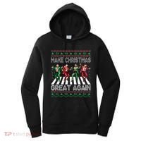 Make Christmas Great Again Ugly Sweaters Trump Dance Santa Women's Hoodie thumb 0