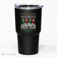 Make Christmas Great Again Ugly Sweaters Trump Dance Santa Tumbler thumb 0