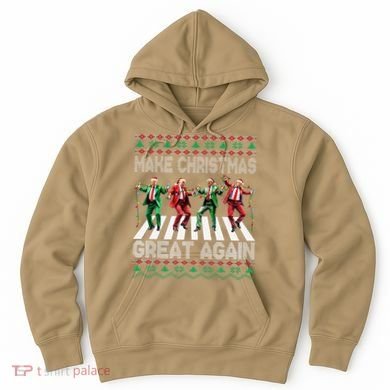 Make Christmas Great Again Ugly Sweaters Trump Dance Santa Hoodie