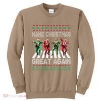 Make Christmas Great Again Ugly Sweaters Trump Dance Santa Sweatshirt thumb 0