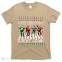 Make Christmas Great Again Ugly Sweaters Trump Dance Santa T-Shirt thumb 0