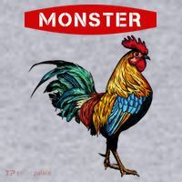 Monster Cock Gift Funny Big Dick Energy Gift Women's Racerback Cropped Tank thumb 2