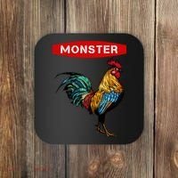 Monster Cock Gift Funny Big Dick Energy Gift Coaster thumb 0