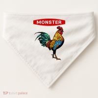 Monster Cock Gift Funny Big Dick Energy Gift USA-Made Doggie Bandana thumb 0