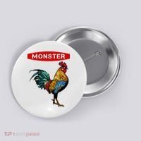 Monster Cock Gift Funny Big Dick Energy Gift Button thumb 0