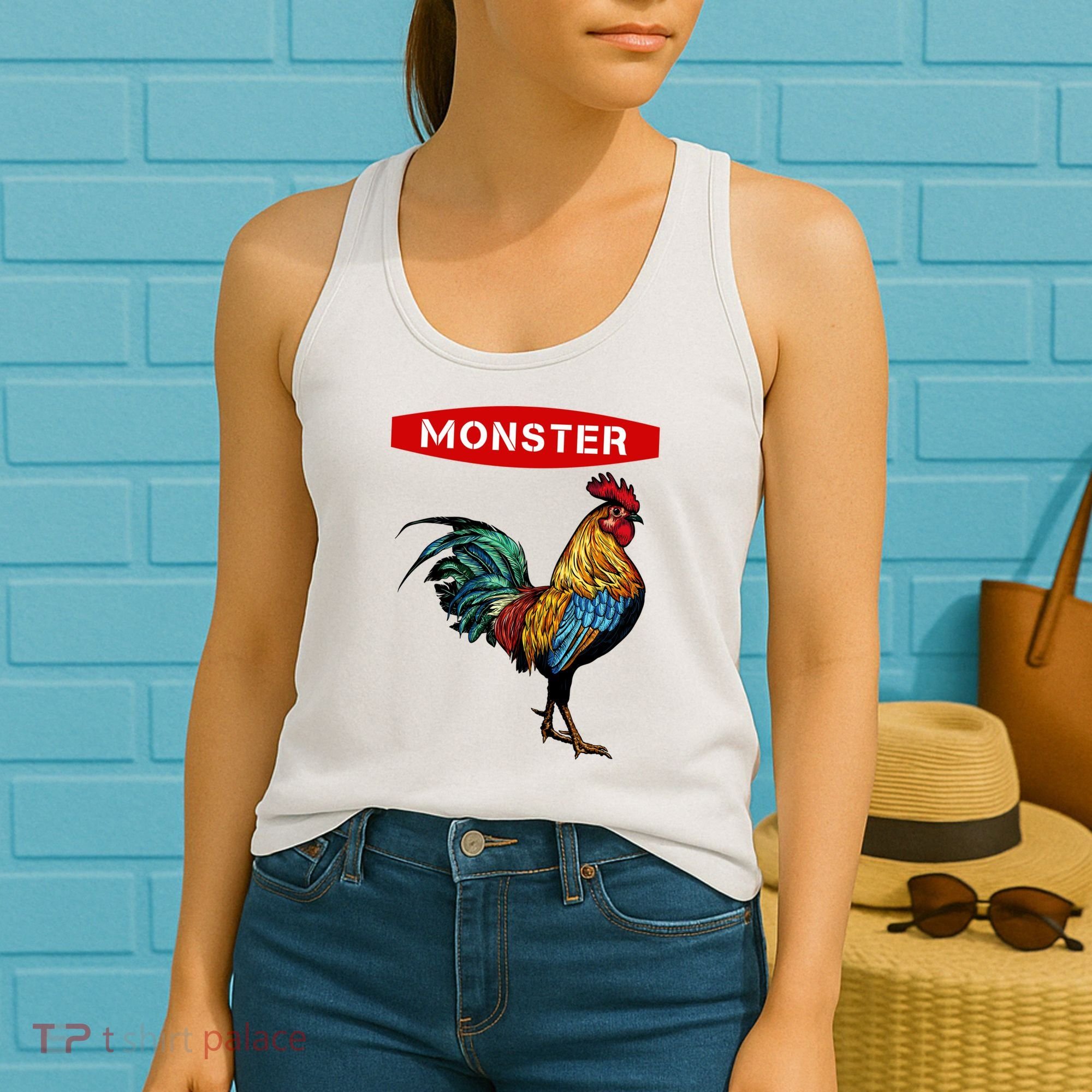 Monster Cock Gift Funny Big Dick Energy Gift Women's Tank Top