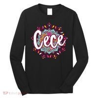Mandala Cece  Grandma Christmas Birthday Mothers Day Long Sleeve Shirt thumb 0