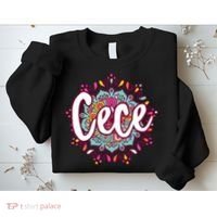 Mandala Cece  Grandma Christmas Birthday Mothers Day Sweatshirt thumb 2
