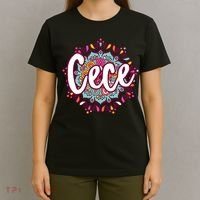 Mandala Cece  Grandma Christmas Birthday Mothers Day T-Shirt thumb 4