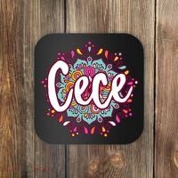 Mandala Cece  Grandma Christmas Birthday Mothers Day Coaster thumb 0