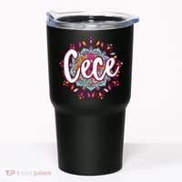Mandala Cece  Grandma Christmas Birthday Mothers Day Tumbler thumb 0
