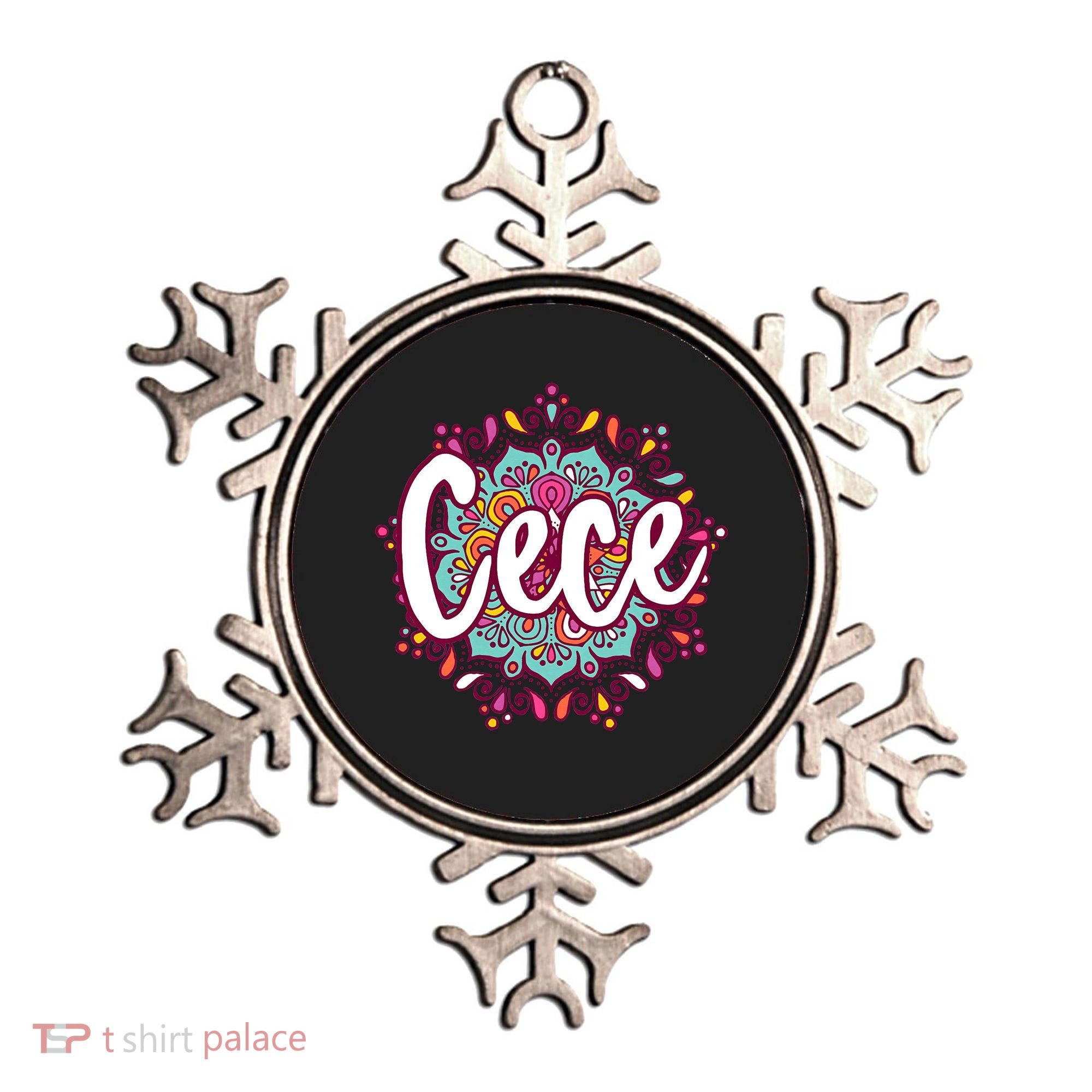 Mandala Cece  Grandma Christmas Birthday Mothers Day Ornament