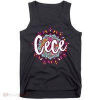 Mandala Cece  Grandma Christmas Birthday Mothers Day Tank Top thumb 0