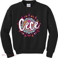 Mandala Cece  Grandma Christmas Birthday Mothers Day Kids Sweatshirt thumb 0