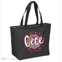 Mandala Cece  Grandma Christmas Birthday Mothers Day Tote Bag thumb 2