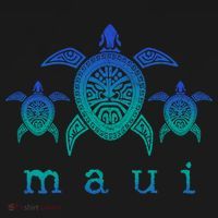 Maui Cool Gift Hawaii Sea Turtles Hawaiian Scuba Diving Souvenir Funny Gift Women's Hoodie thumb 2